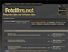 Tablet Screenshot of comunidad.fotolibre.net
