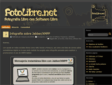 Tablet Screenshot of fotolibre.net